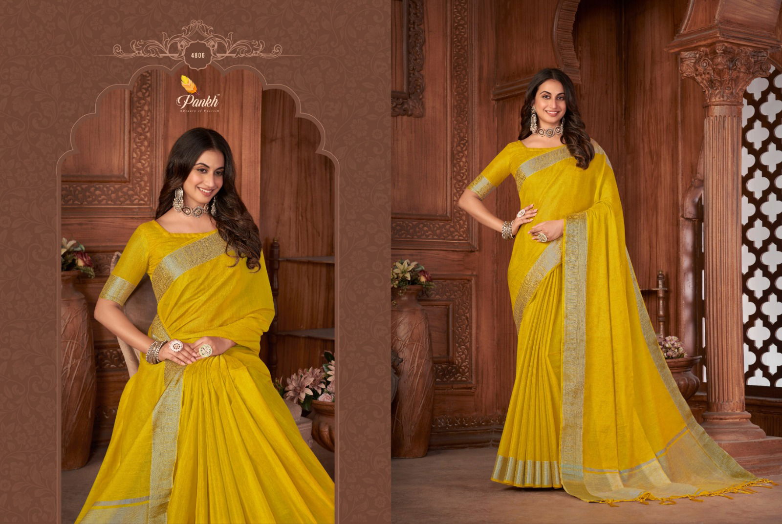 Pankh Anushka Vol 1 Wholesale Silk Saree Catalog 4801 To 4808